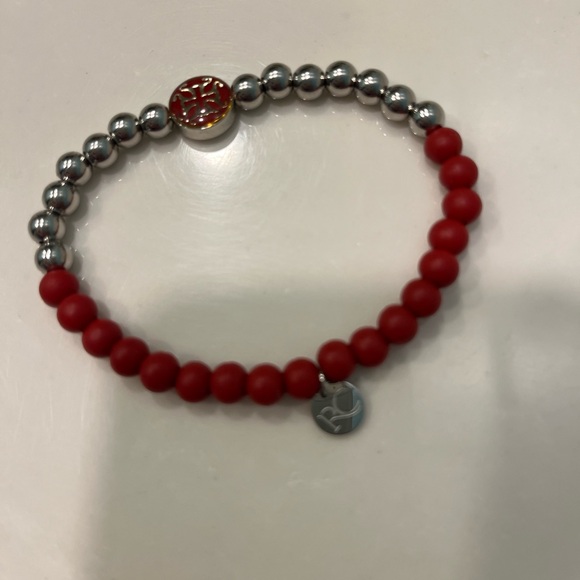 Rustic Cuff Red Bracelet - Picture 2 of 5